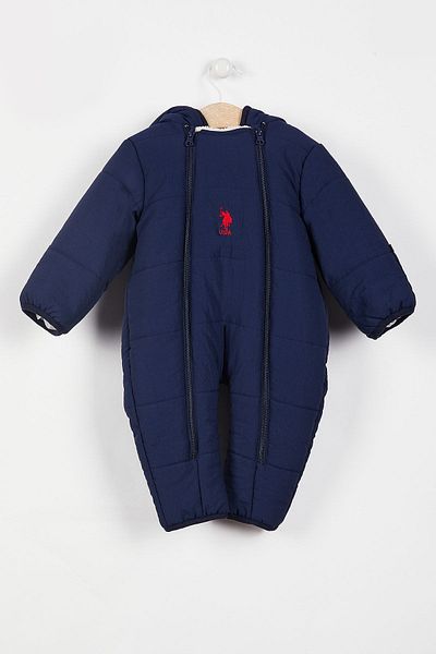 U.S. Polo Assn. Base Polo Assn Licensed Navy Blue Baby Cosmonaut Coat