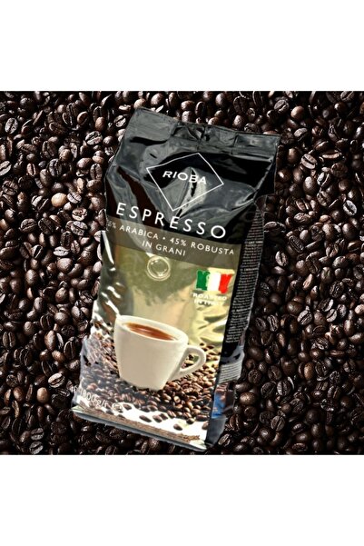 Rioba Espresso Filtre Kahve Italiano Roasted 55% Arabica 45% Robusta Espresso...