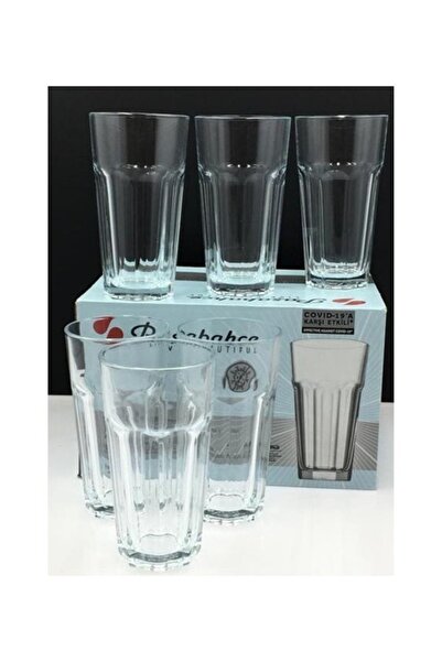 Paşabahçe 52706 Casablanca 6-Piece Water-Soft Drink Cup 365 Cc