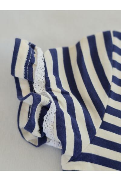 CİCHLİD Girl's Striped T-shirt