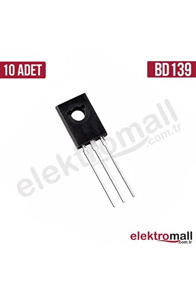 ELEKTROMALL Bd139 To-126 Npn 80v 1.5a Transistör-10 Adet