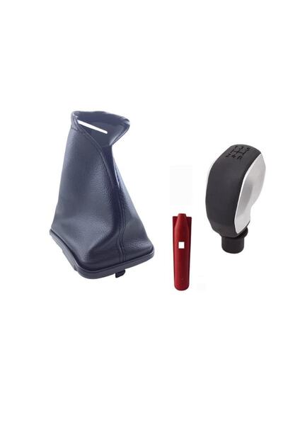 Vts Körük Fiat Linea Punto Kapaksız Vites Körüğü Ve Spor Topuzu Siyah Dikiş+S...