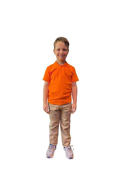 BLUEMOOR Παιδικό μπλουζάκι Polo Neck Unisex - Κοντομάνικο Σχολείο