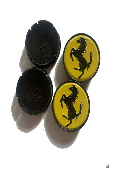 OTOTOPTAN Ferrari Uyumlu Jant Göbeği 55 58 mm Jant Göbeği