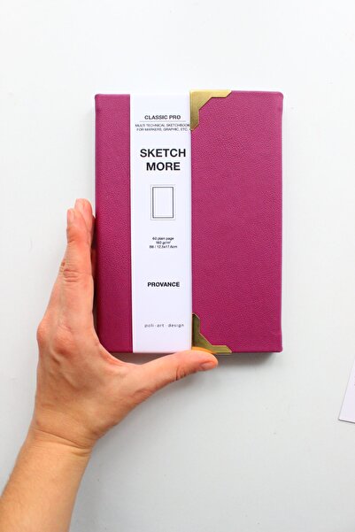 Poli Art Design دفتر رسم بالألوان المائية Pro B5 (لألوان مائية ورسومات)