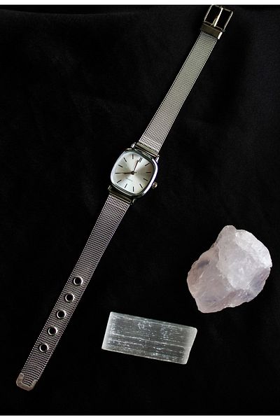 Ricardo Minimal Wicker Silver Women's Wristwatch