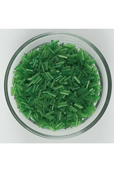 yfhobi 50 Gram - Cam Boru Boncuk, Takı Yapım Boncuğu, Boru Kum Boncuk, Şeffaf...