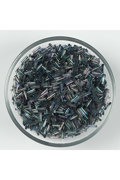 yfhobi 50 Gram - Cam Boru Boncuk, Takı Yapım Boncuğu, Boru Kum Boncuk, Mat Ja...