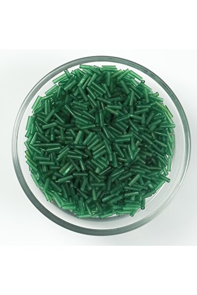 yfhobi 50 Gram - Cam Boru Boncuk, Takı Yapım Boncuğu, Boru Kum Boncuk, Mat Şe...