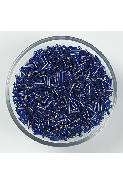 yfhobi 50 Gram - Cam Boru Boncuk, Takı Yapım Boncuğu, Boru Kum Boncuk, Gümüşl...