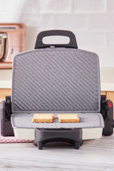 Emsan Power Master Granit 1800w Tost Makinesi Krem