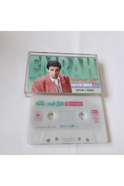 Boz Müzik Emrah Haydi Şimdi Cam Baskı Kaset