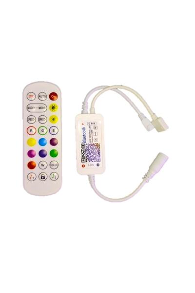 tawitec Müziğe /sese Duyarlı Rgb Led Kontrol Paneli + Kumanda / Tel. Uyg. Kon...