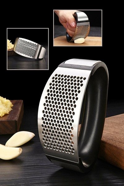 wappa Stainless Steel Garlic Crusher Press Shredder Chopper