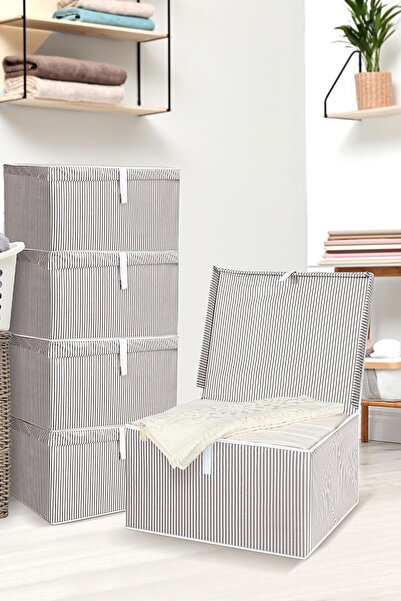 Meleni Home Набір з 5 багатофункціональних ящиків для зберігання з кришкою Or...