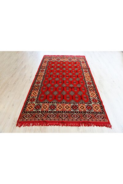 BAKIRÖZÜ HOME Şark Köşesi Kilimi, Otantik Kilim Buhara Modeli Kırmızı
