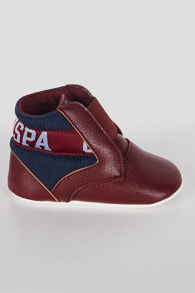 U.S. Polo Assn. Licensed Claret Red Baby Panduf