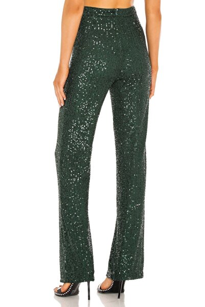 By Kul Design Women's Green Sequin Bottom - Top Set