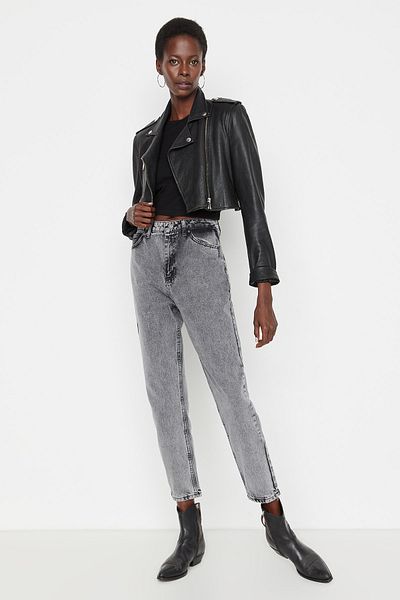 Trendyol Collection Jeans - Grau - Mom