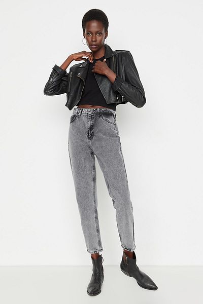 Trendyol Collection Jeans - Grau - Mom
