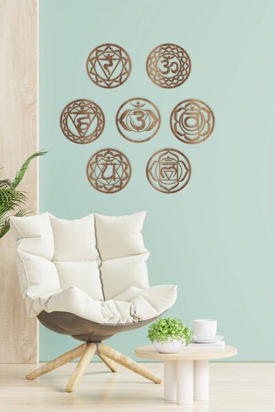 UNT Σετ ζωγραφικής Yoga 7 Chakras (7 Τσάκρα), Διακόσμηση τοίχου