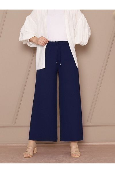 CNG MODA Women's Large Size Elastic Waist Wide Leg Loose Summer Trousers Aerobin