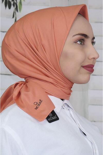 MÜRRE وشاح قطني بلون سادة بنمط 9572