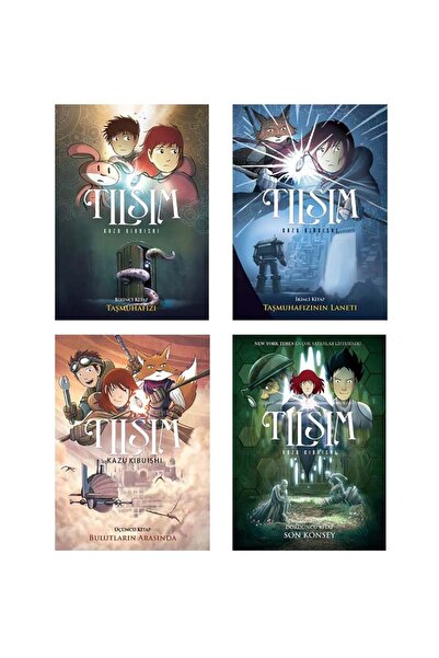 Desen Yayınları Tılsım Serisi 1-2-3 Ve 4 Kitap Kazu Kıbuıshı Manga Çizgi Roman