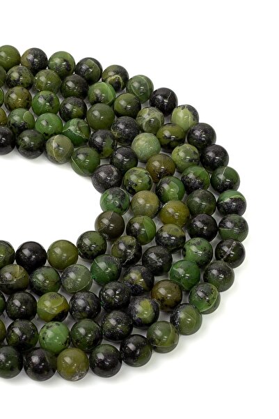 Dünya Doğal Taş 8 mm Canada Jad Stone Array