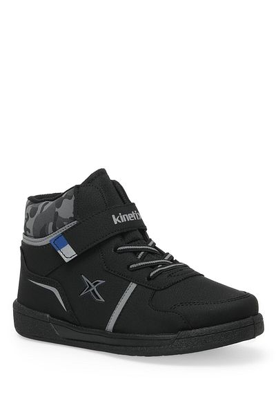 Kinetix Kreja Pu Hi 2pr Black Boy High Sneaker