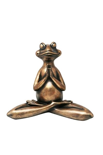 Arose Ab Ev Dekorasyon Yoga Yapan Kurbağa Dekor