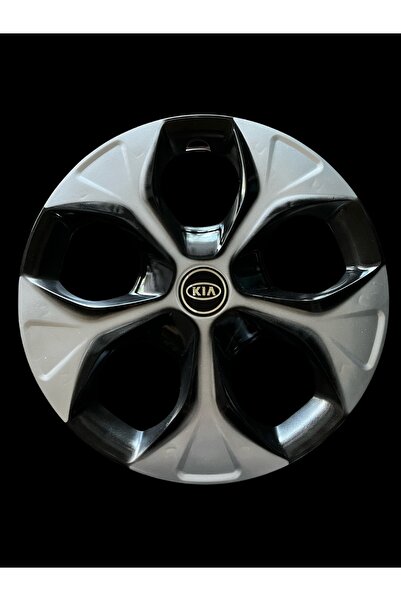 Safran Kıa Logolu 12’ınc 4’lü Siyah Gri Jant Kapağı
