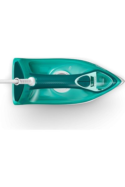 Philips Fier de calcat Philips DST3030/70 Seria 3000, 2400 W, jet continuu de abur 40g/min, 300 ml, Turcoaz