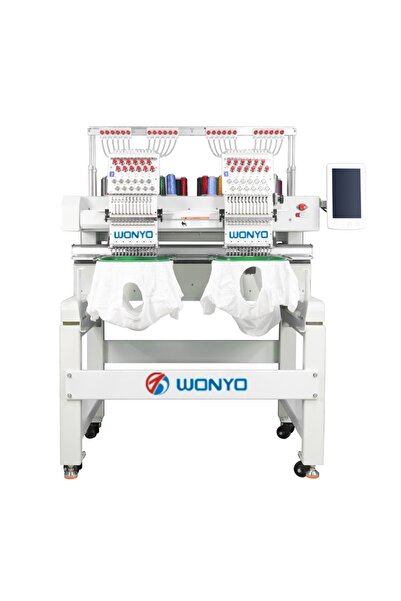 wonyo Wyq1202 2 Kafa 12 Iğne Nakış Makinesi (40cm X 50cm Işleme Alanı)