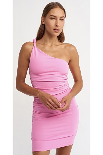 Dilvin Rochie mini cu un singur umar