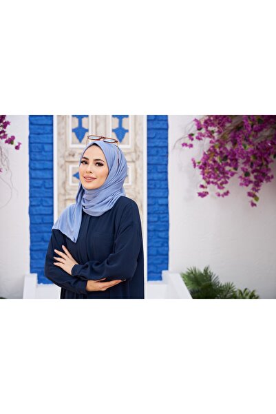 Naciye Sultan Jersey Wrap Jeans Blue