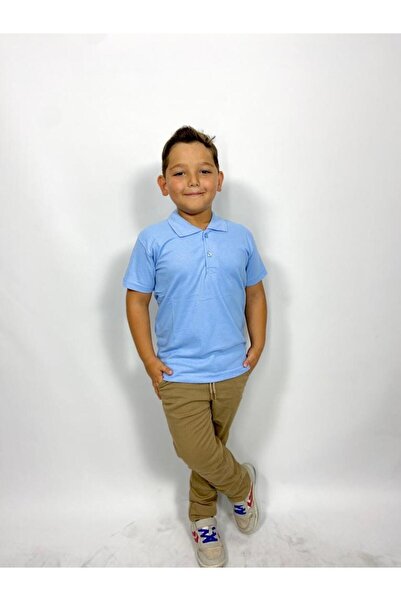 Generic Brand Short Sleeve Polo Neck School T-shirt
