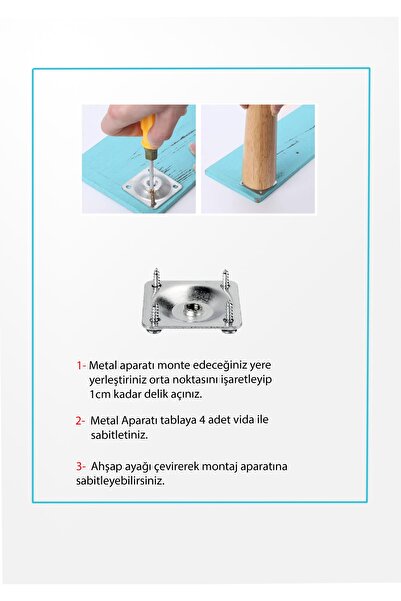 turanahşap Sehpa Ayağı - Sandalye Ayağı- Puf Ayağı- Ahşap Ayak / Uzunluk: 50 Cm Çap: 5.5 Cm