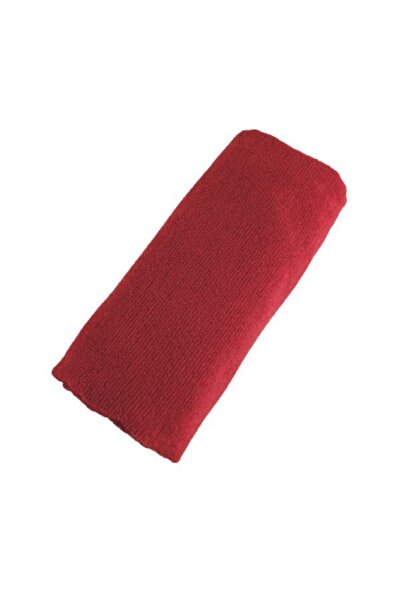 Bol Ticaret Tekstil Red Microfiber Hand Face Hairdresser Sports Towel Stain and Hair Dye Resistant 50 X 90 Cm