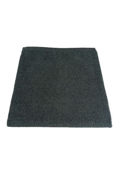 Bol Ticaret Tekstil Αθλητική πετσέτα 50x90 cm γκρι μικροϊνών - Κομμωτήριο χεριών και προσώπου που απομακρύνει λεκέδες και βαφές μαλλιών