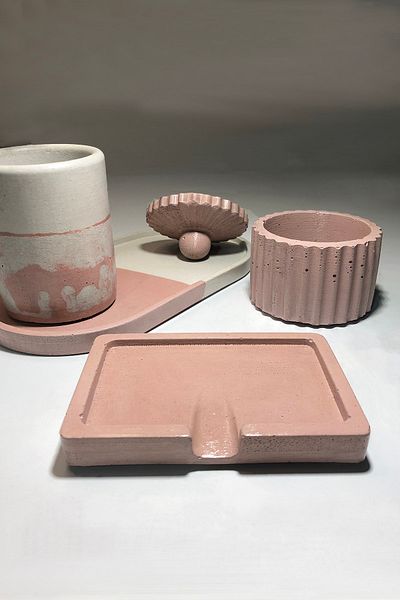 RocArt Home Σετ μπάνιου από σκυρόδεμα αντίκα