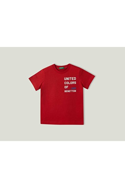 United Colors of Benetton Letnja majica Benetton sa Benetton tekstom