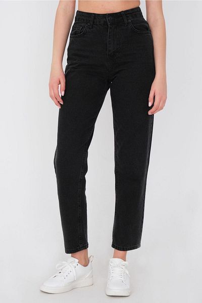 DRC trend Lolita Lycra Black Mom Jean Παντελόνι Colorfast Boyfriend