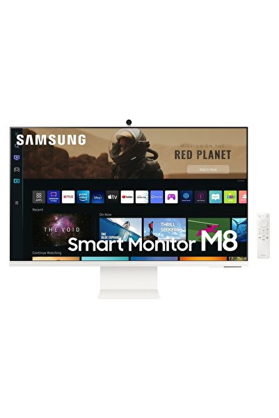 Samsung M8 Serisi Uhd 32” Dahili Kameralı Akıllı Monitor Beyaz