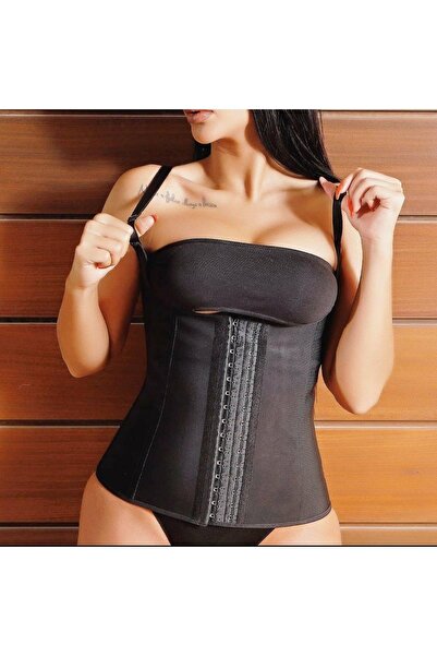Lüx Wood Corset negru pentru femei, cu sârmă sub bust