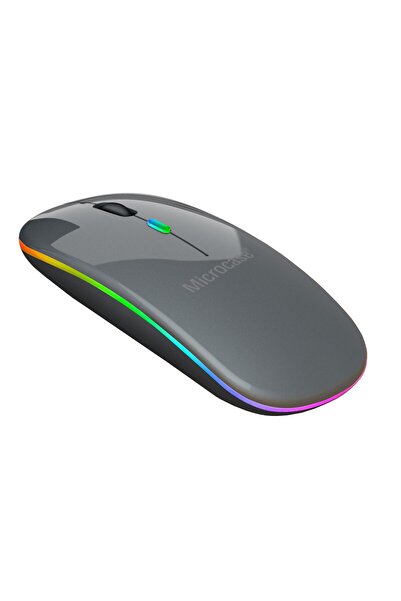 Microcase 1600 Dpı Şarj Edilebilir 2.4 Ghz Rgb Işık Çift Modlu Bluetooth Mous...