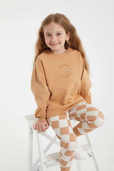ROLY POLY مجموعة بدلة رياضية للفتيات من Rolypoly Wild Stylish Camel