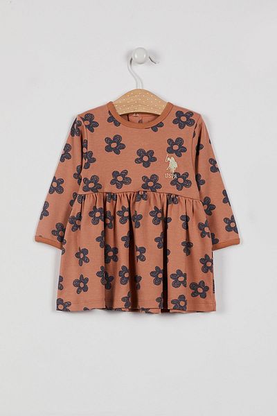 U.S. Polo Assn. Baza. Rochie pentru fetiță, cu licență Floral Brick, Polo Assn
