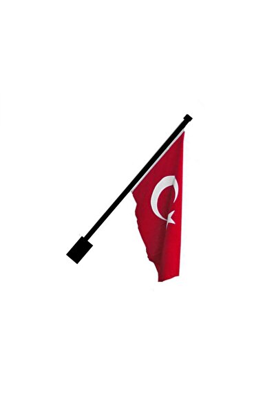 Shopiolog Klasik Plastik Duvar Tipi Bayrak Direği (80 Cm)