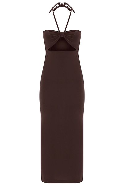 Whenever Company Abendkleid & Abschlusskleid - Braun - Basic